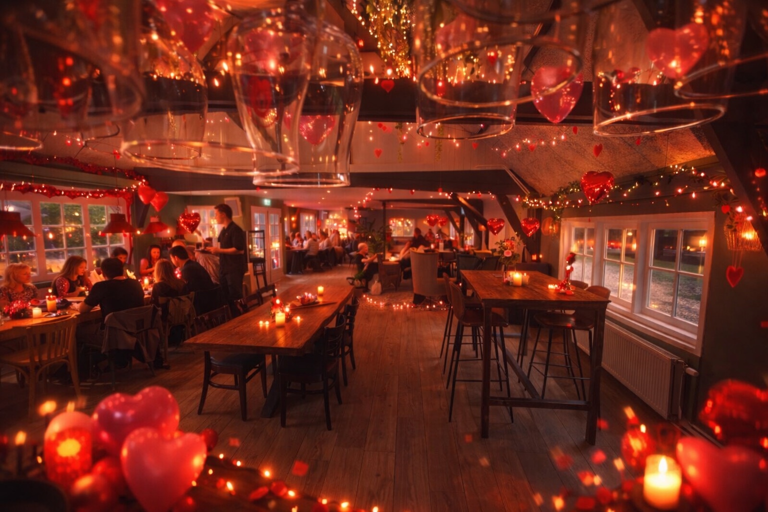 De valentijnsdinnershow